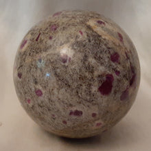 Load image into Gallery viewer, Ruby in Granite Sphere
