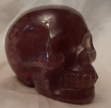 Load image into Gallery viewer, Strawberry Quartz Skull