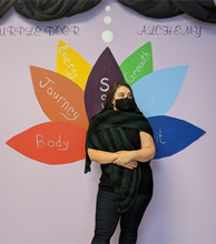 Load image into Gallery viewer, Hug Shawl ~ Black & Green