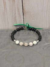 Load image into Gallery viewer, Kunzite, Howlite & Lava Stone Bracelet
