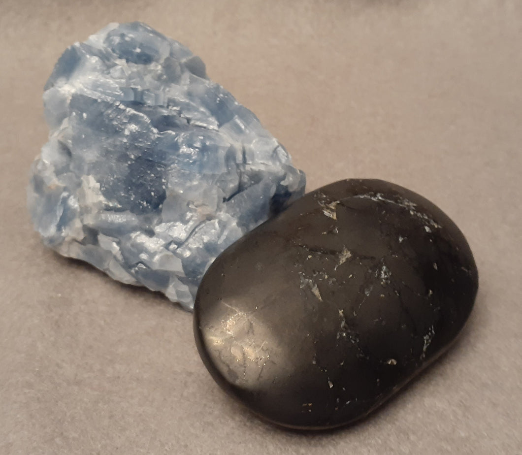 Shungite and Blue Calcite Kit