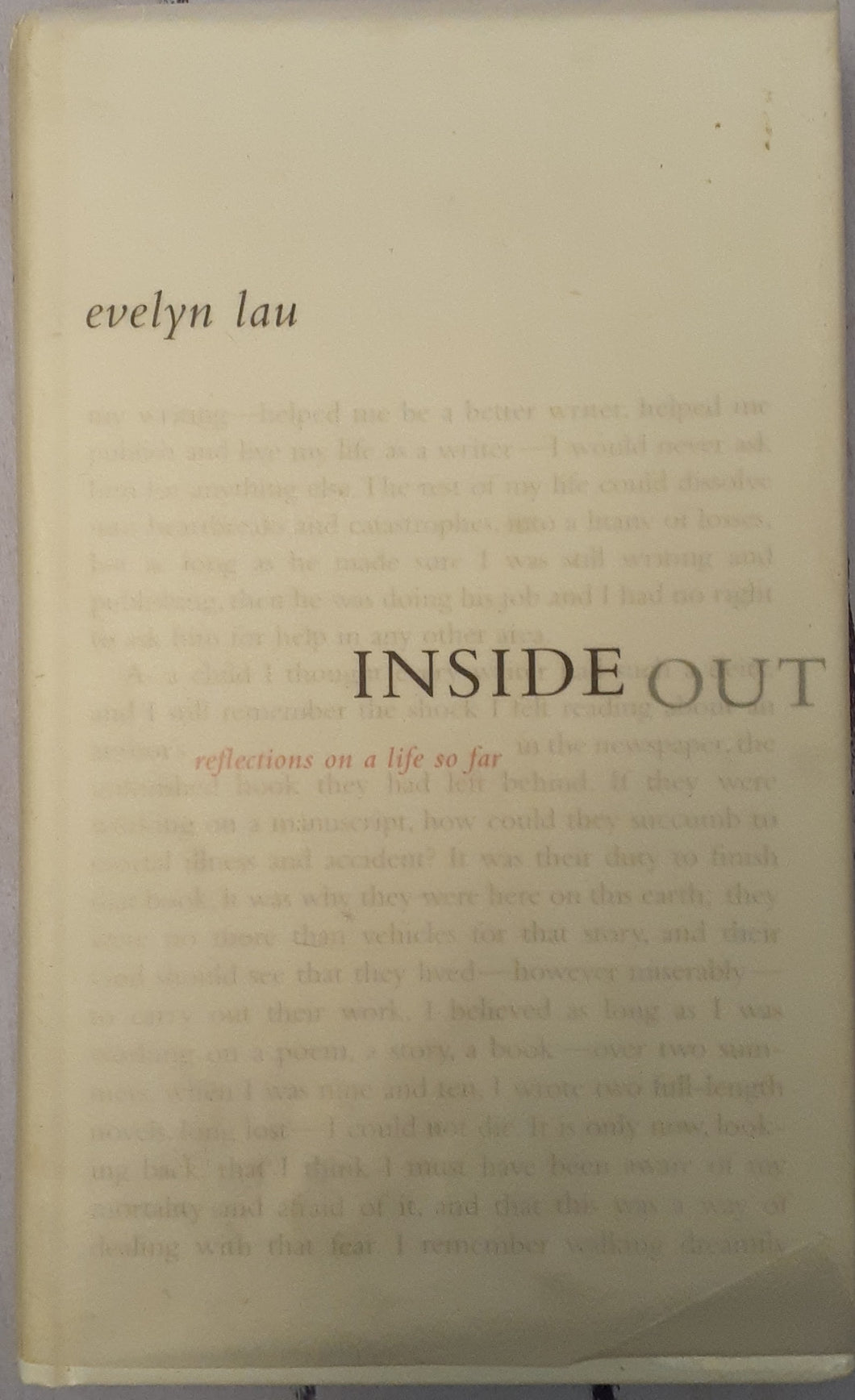 Inside Out: Reflections on a Life So Far