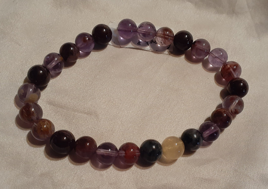 Garnet & Amethyst Bracelet