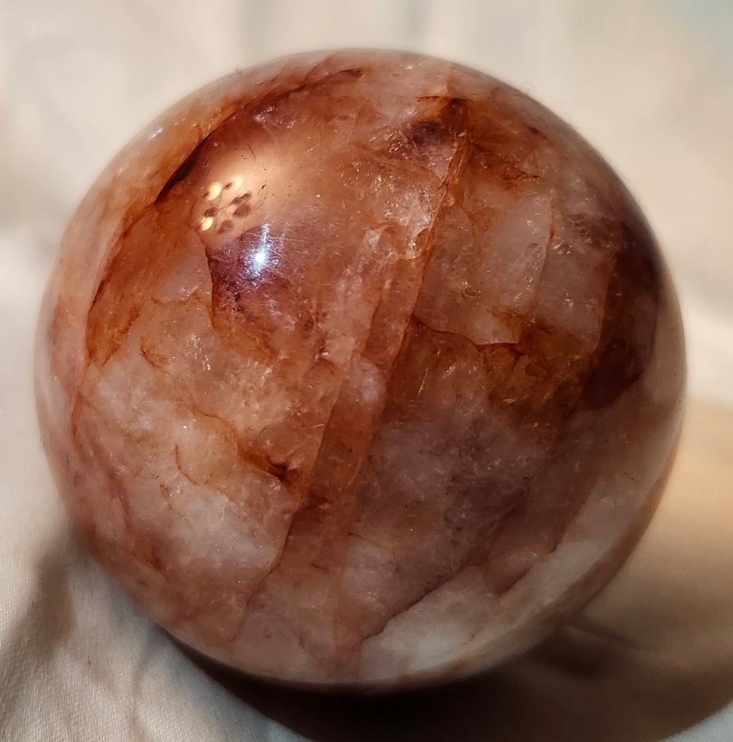 Fire Quartz Sphere