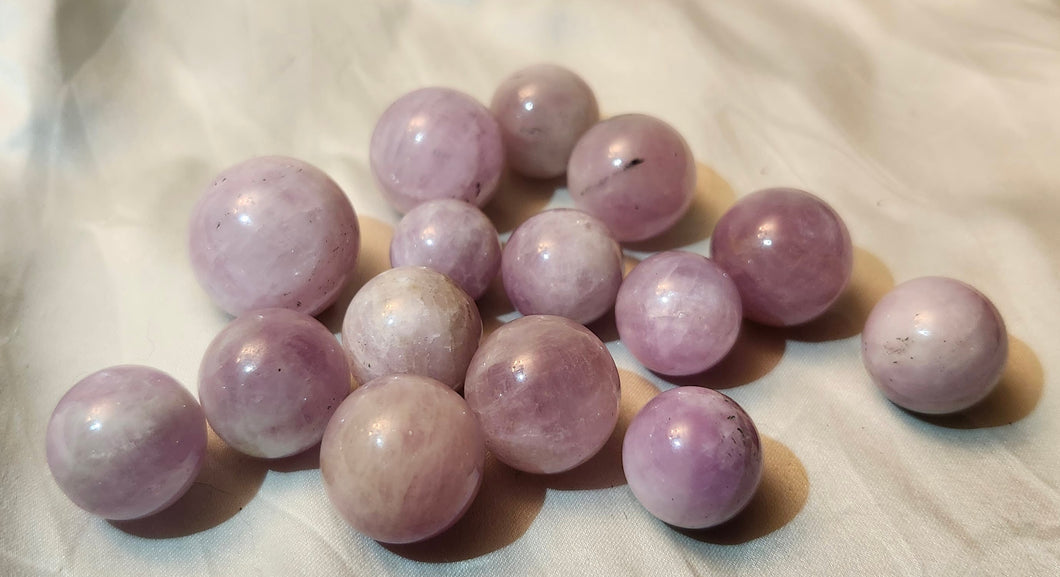 Kunzite Spheres