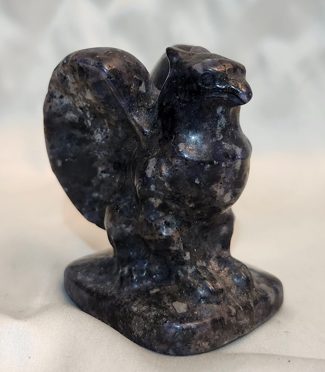 Sodalite Griffin Carving