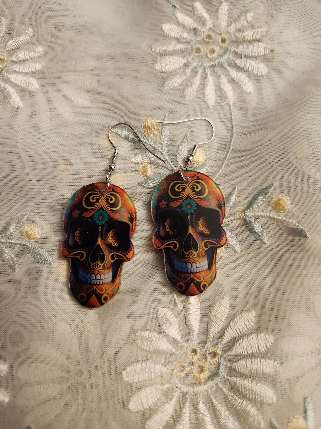 Edgy Skull Earrings