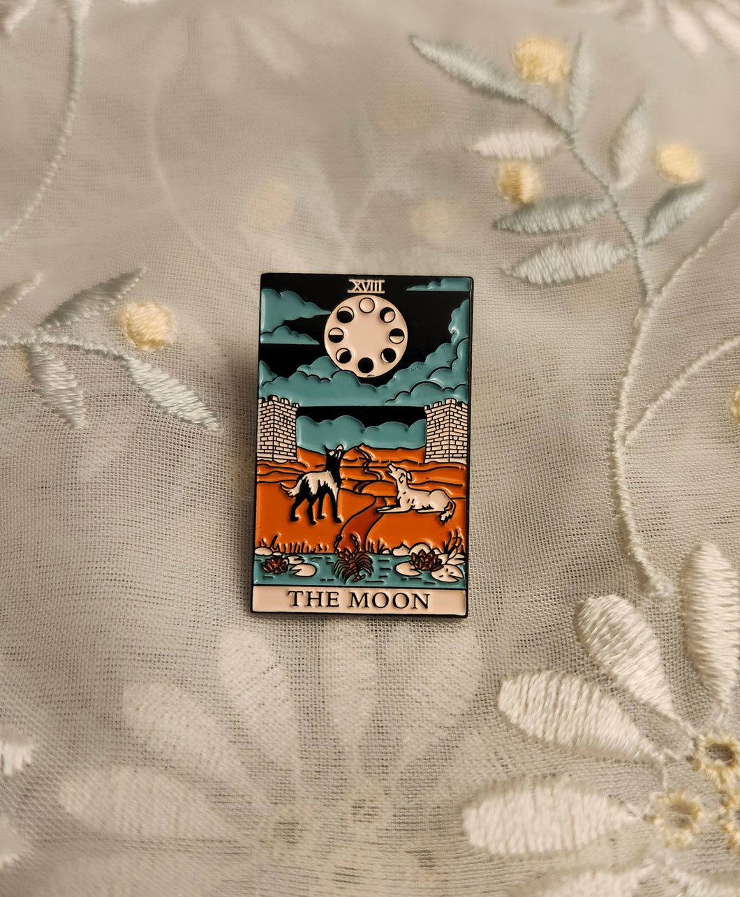 The Moon Tarot Pin