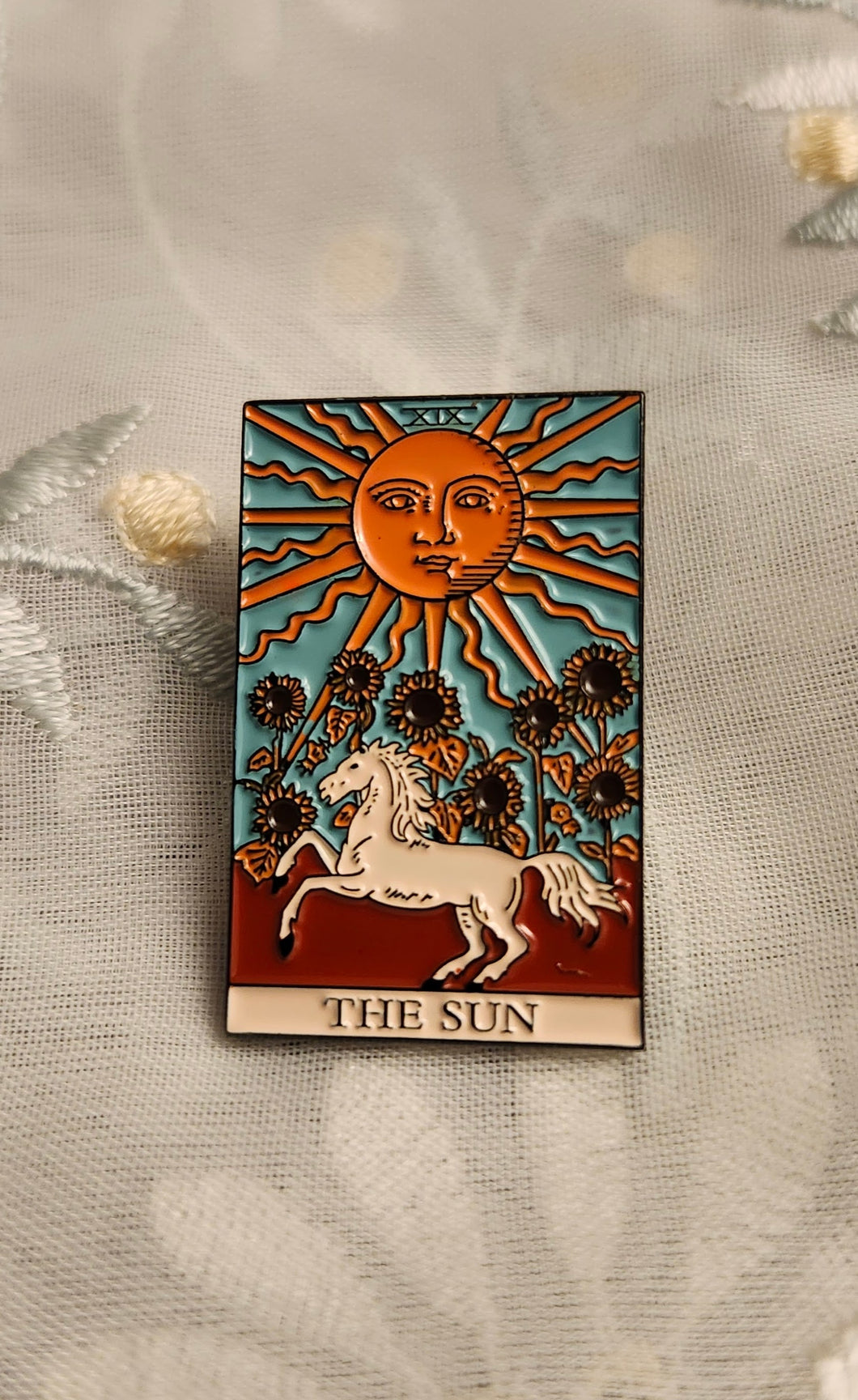 The Sun Tarot Pin