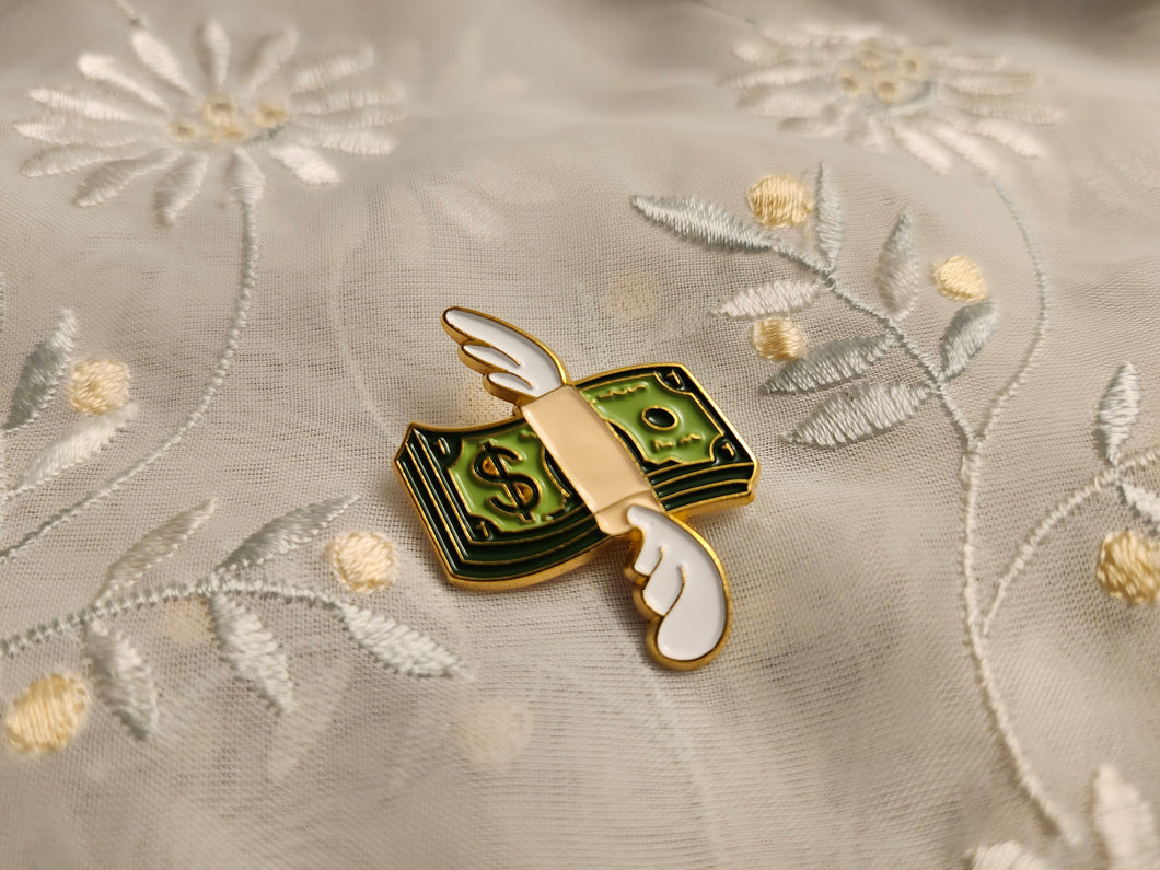 Flying Money Pin