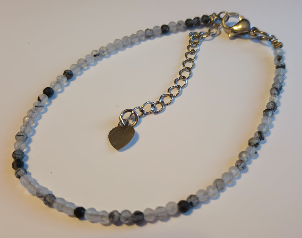 Tourmaline in Quartz Bracelet