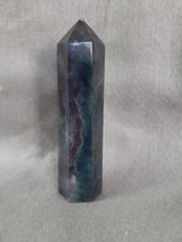 Load image into Gallery viewer, Teal/Purple Flourite Point
