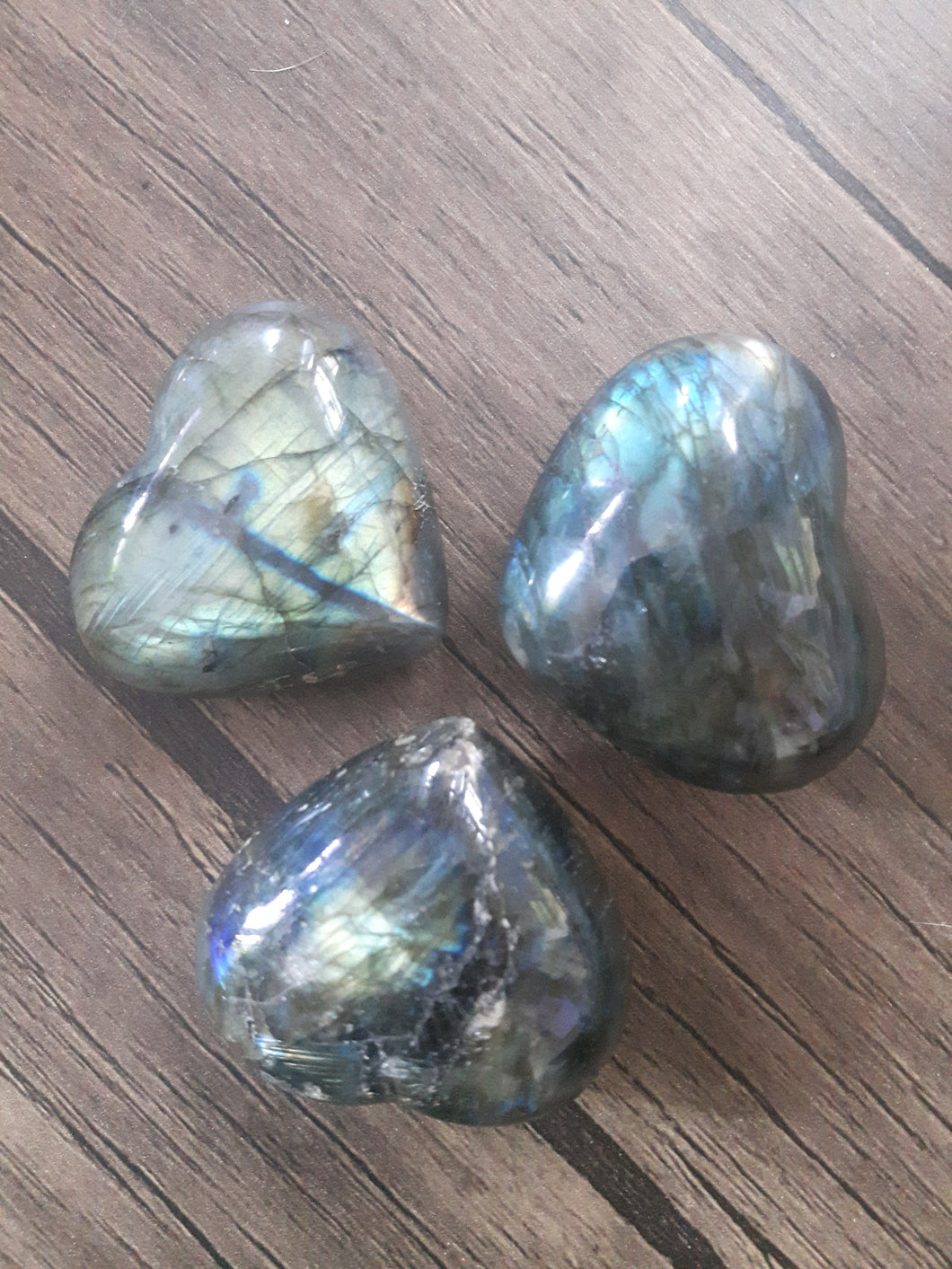 Labradorite Heart