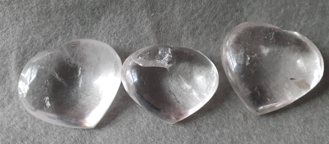 Clear Quartz Heart