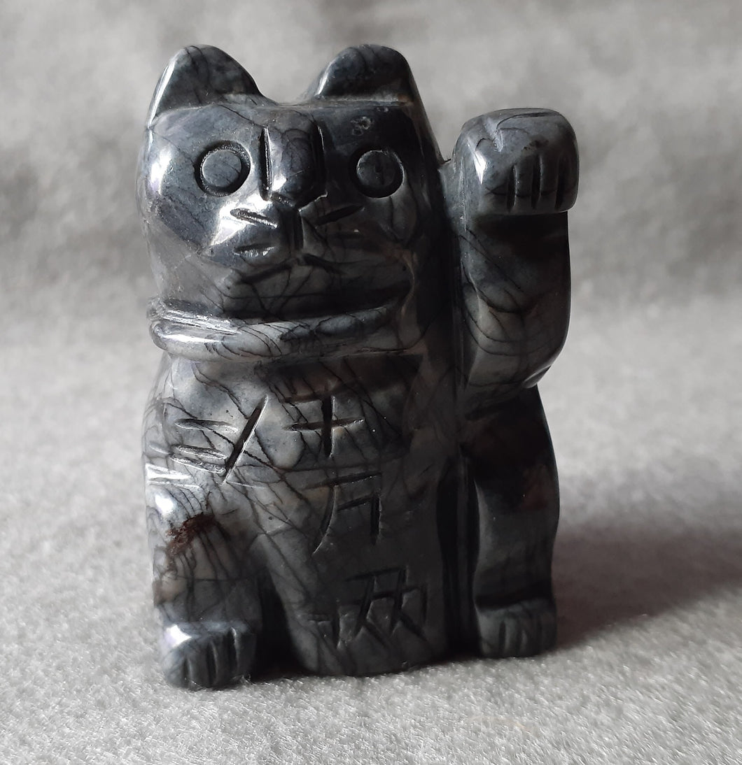 Larvikite Fortune Cat