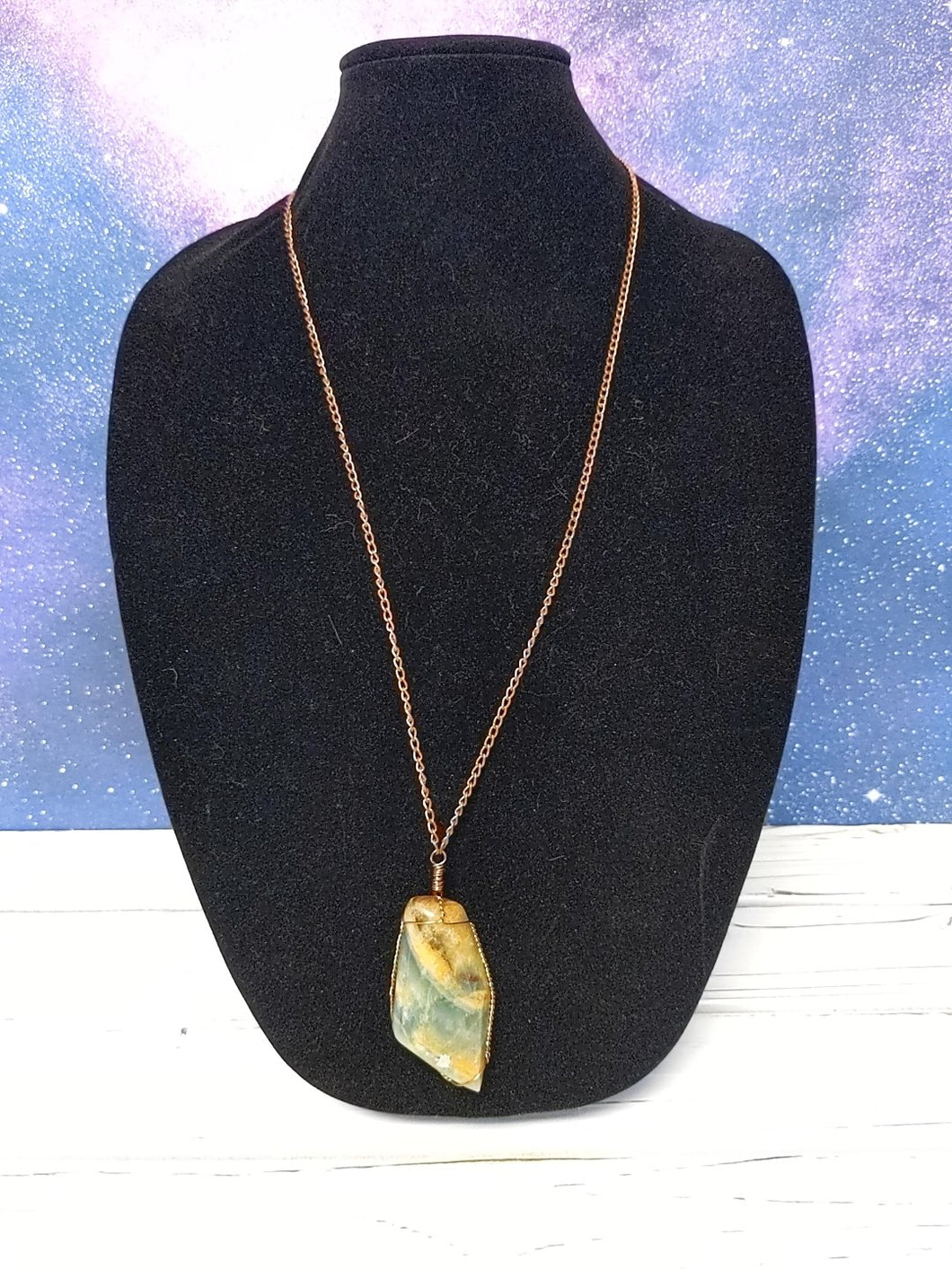 Blue Onyx Necklace