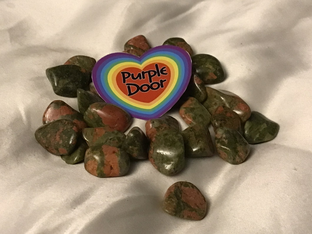 Tumbled Unakite