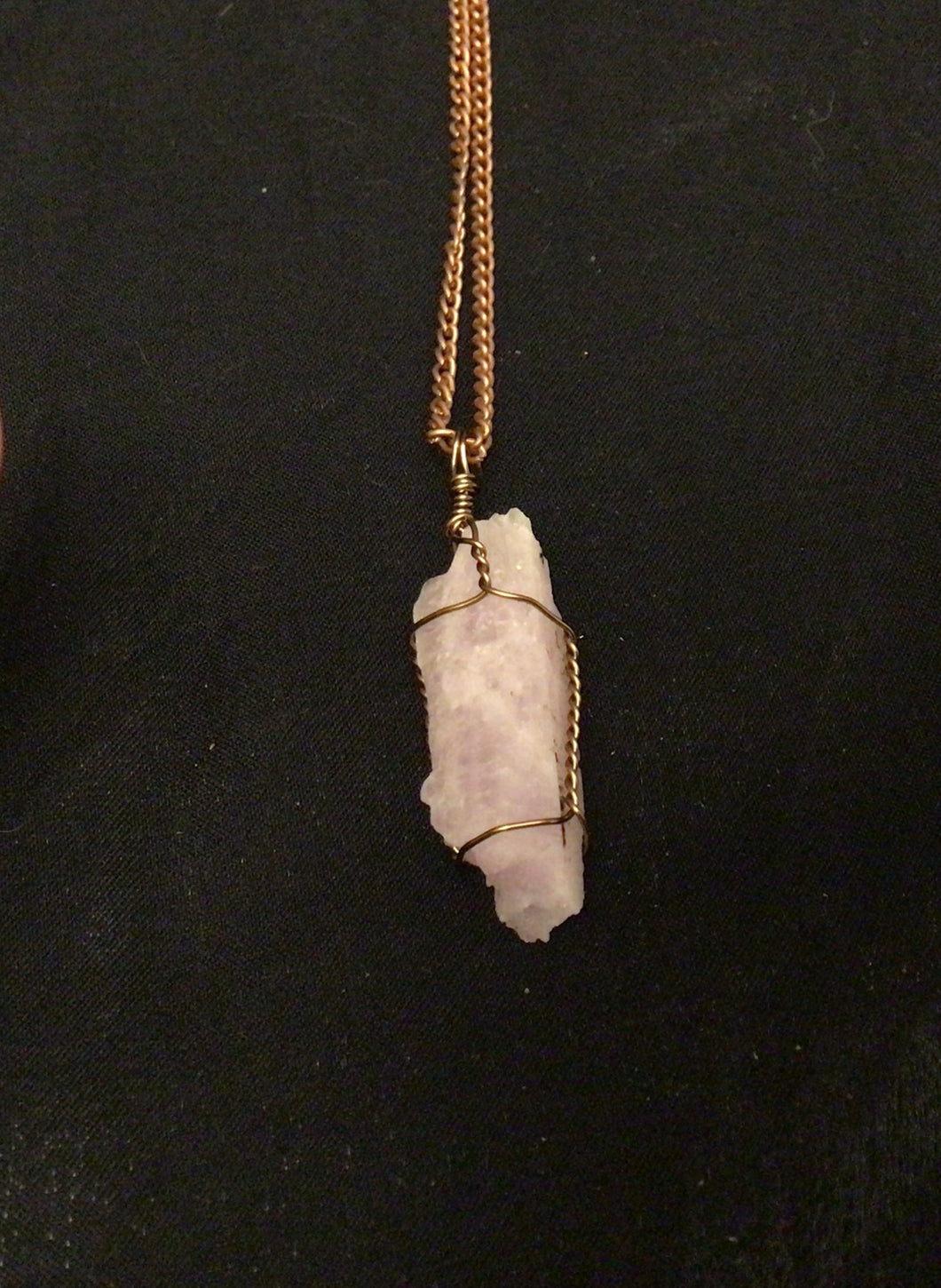 Kunzite necklace