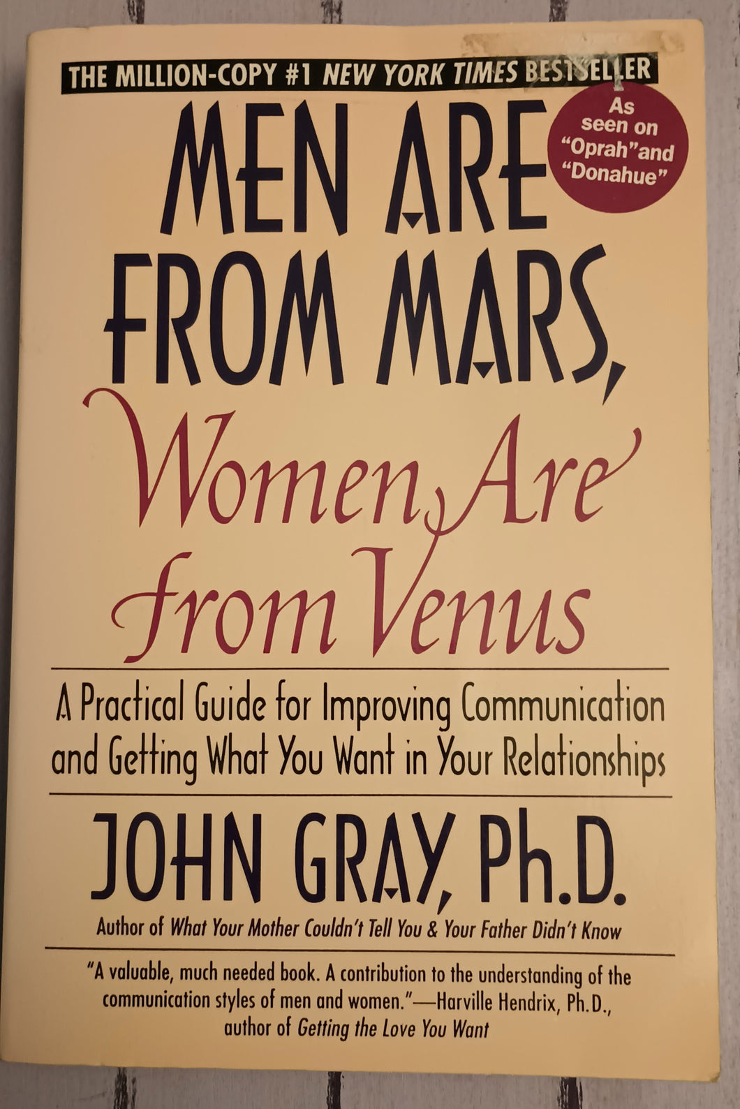 Men Are from Mars, Women Are from Venus