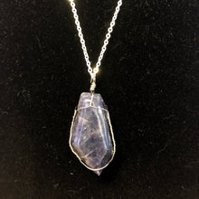 Load image into Gallery viewer, Handcut Iolite Pendant
