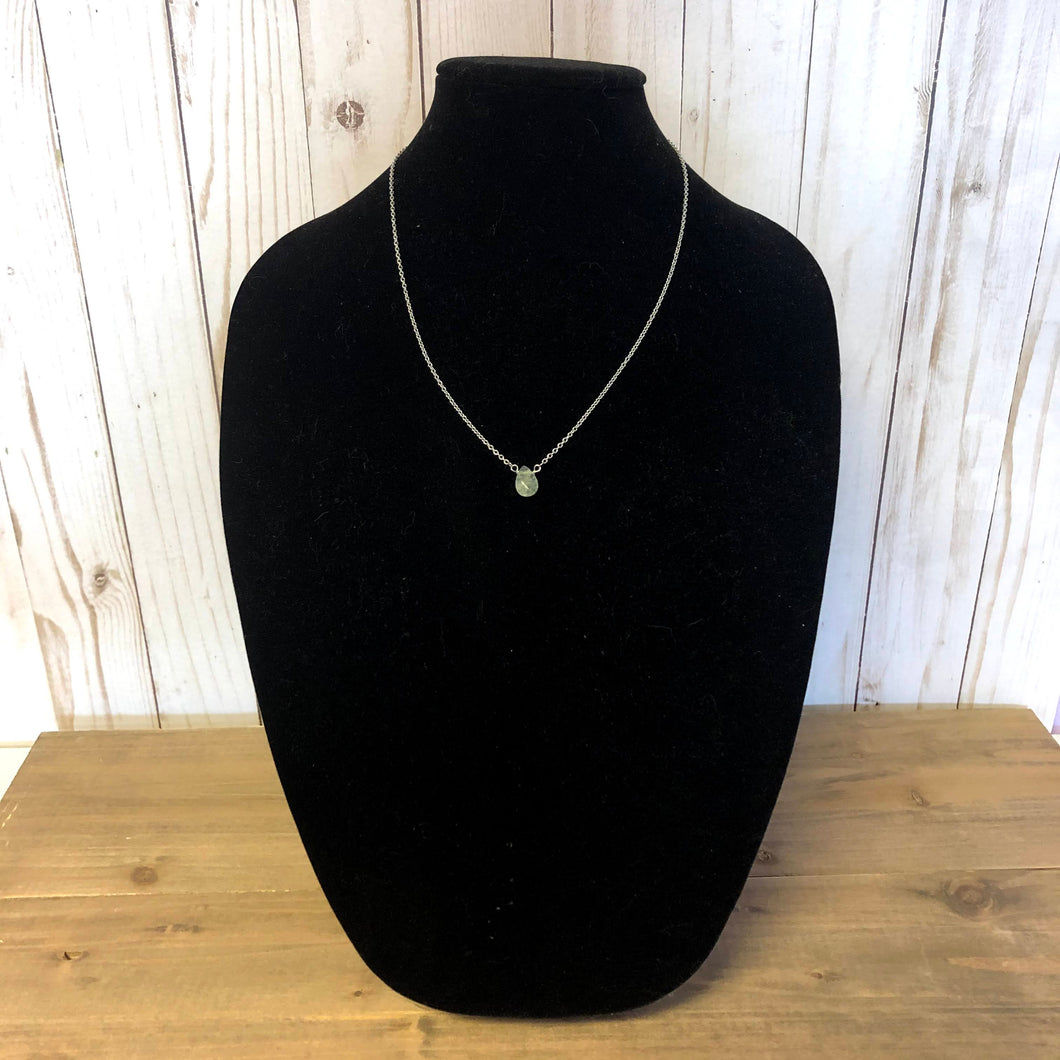 Prehnite Drop Pendant