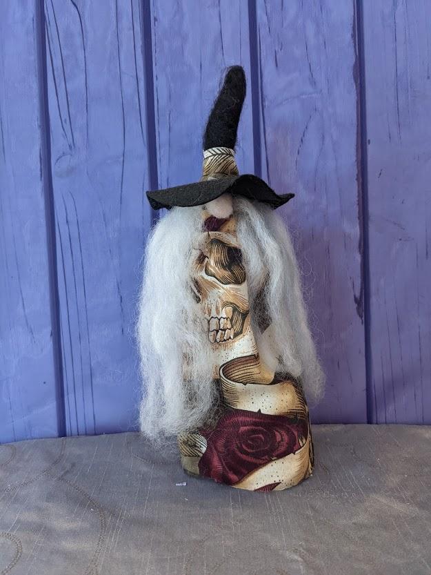 Skully Witch Textile Home Decor