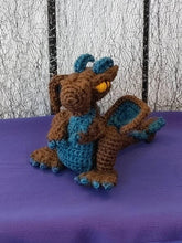 Load image into Gallery viewer, Brown Knit Dragon
