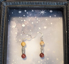 Load image into Gallery viewer, Mother Mary Mookaite Jasper Earrings
