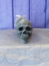 Load image into Gallery viewer, Beeswax Skull Candle
