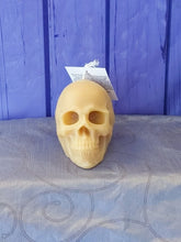 Load image into Gallery viewer, Beeswax Skull Candle

