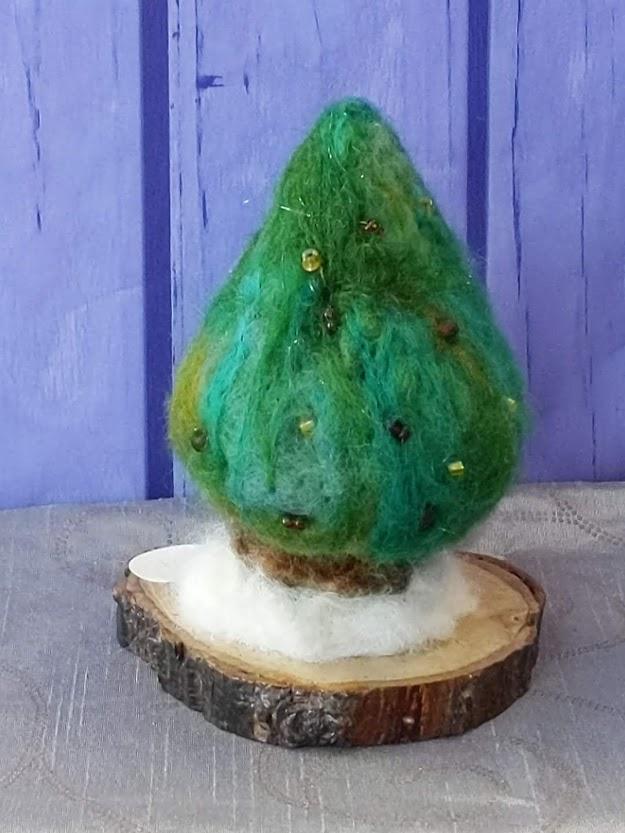 Fiber Art Tree - Small